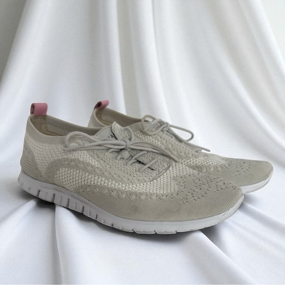 Cole Haan Zero Grand Women’s Sneakers in White and Grey - Picture 1 of 6